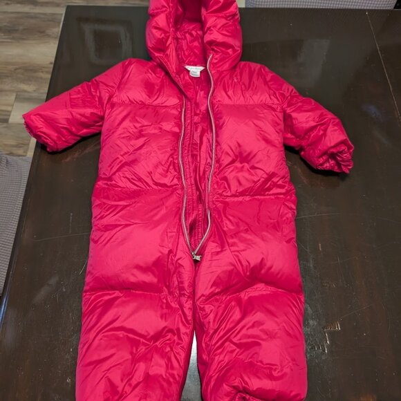 Polo Ralph Lauren Baby Puffer Snowsuit Bunting 24M Pink/Fuchsia Hooded - Picture 1 of 4